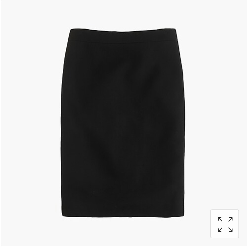 Black pencil skirt